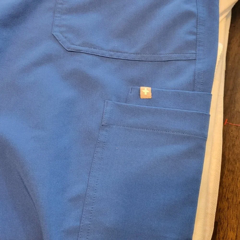 Figs Scrub Pants Blue Technical Collection TM3001 Mens XXL Pockets